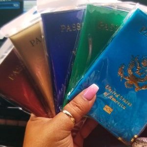 Multiple colorful Passport Holders